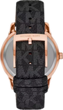  Shop Authentic Michael Kors Tibby Multifunction Black Dial Black Leather Strap Watch For Women - MK6968 - Luxxuri