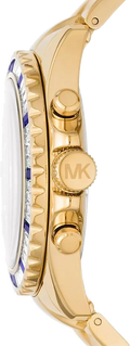  Shop Authentic Michael Kors Everest Chronograph Blue Dial Gold Steel Strap Watch For Women - MK6971 - Luxxuri