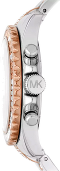  Shop Authentic Michael Kors Everest Chronograph Silver Dial Two Tone Steel Strap Watch For Women - MK6975 - Luxxuri