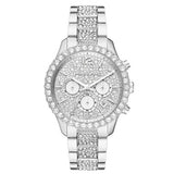  Shop Authentic Michael Kors Layton Chronograph Silver Dial Silver Steel Strap Watch For Women - MK6976 - Luxxuri