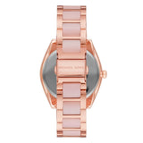  Shop Authentic Michael Kors Janelle Three Hand Rose Gold Dial Two Tone Steel Strap Watch For Women - MK7089 - Luxxuri
