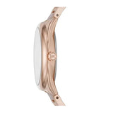  Shop Authentic Michael Kors Janelle Three Hand Rose Gold Dial Two Tone Steel Strap Watch For Women - MK7135 - Luxxuri