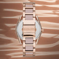  Shop Authentic Michael Kors Janelle Three Hand Rose Gold Dial Two Tone Steel Strap Watch For Women - MK7135 - Luxxuri