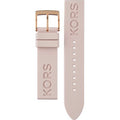  Shop Authentic Michael Kors Janelle Three Hand Rose Gold Dial Pink Rubber Strap Watch For Women - MK7139 - Luxxuri