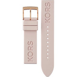  Shop Authentic Michael Kors Janelle Three Hand Rose Gold Dial Pink Rubber Strap Watch For Women - MK7139 - Luxxuri