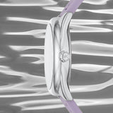  Shop Authentic Michael Kors Janelle Three Hand Purple Dial Purple Rubber Strap Watch For Women - MK7143 - Luxxuri