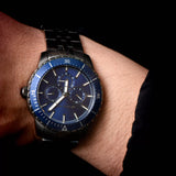  Shop Authentic Michael Kors Chronograph Cunningham Multifunction Blue Dial Grey Steel Strap Watch For Men - MK7155 - Luxxuri