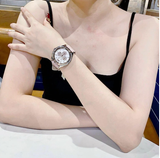  Shop Authentic Michael Kors Multifunction Silver Dial Pink Leather Strap Watch For Women - MK7206 - Luxxuri