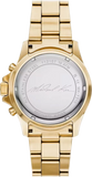 Shop Authentic Michael Kors Everest Chronograph Gold Dial Gold Steel Strap Watch For Women - MK7210 - Luxxuri