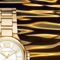  Shop Authentic Michael Kors Camille Quartz White Dial Gold Steel Strap Watch For Women - MK7255 - Luxxuri