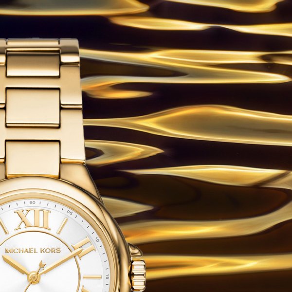  Shop Authentic Michael Kors Camille Quartz White Dial Gold Steel Strap Watch For Women - MK7255 - Luxxuri