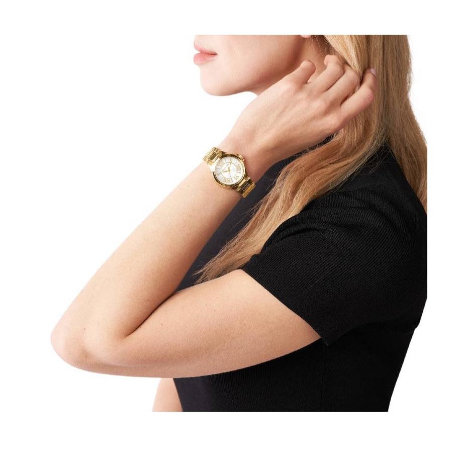  Shop Authentic Michael Kors Camille Quartz White Dial Gold Steel Strap Watch For Women - MK7255 - Luxxuri