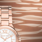  Shop Authentic Michael Kors Camille Quartz White Dial Rose Gold Steel Strap Watch For Women - MK7256 - Luxxuri