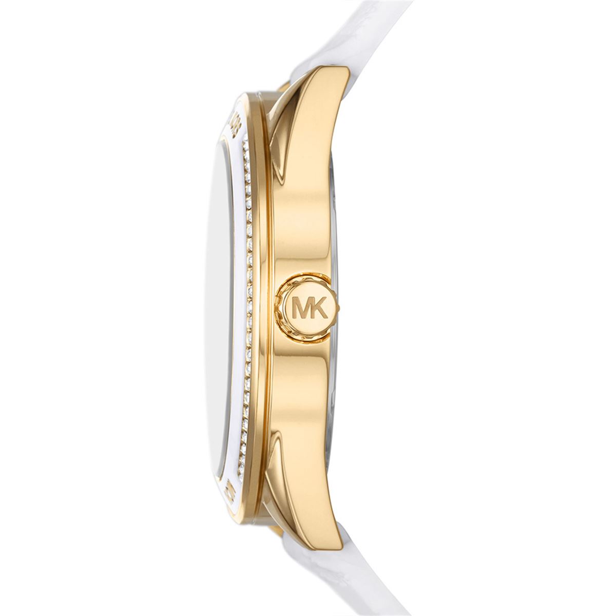  Shop Authentic Michael Kors Jessa Quartz Gold Dial White Silicone Strap Watch For Women - MK7267 - Luxxuri