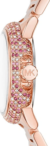 Shop Authentic Michael Kors Mini Camille Multifunction Rose Gold Dial Rose Gold Steel Strap Watch For Women - MK7273 - Luxxuri