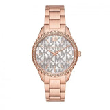  Shop Authentic Michael Kors Layton Three Hand Silver Dial Rose Gold Steel Strap Watch For Women - MK7297 - Luxxuri