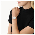 Shop Authentic Michael Kors Layton Three Hand Silver Dial Rose Gold Steel Strap Watch For Women - MK7297 - Luxxuri
