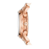  Shop Authentic Michael Kors Runway Chronograph Rose Gold Dial Rose Gold Steel Strap Watch For Women - MK7324 - Luxxuri