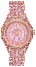  Shop Authentic Michael Kors Raquel Three-Hand Crystals Pink Dial Rose Gold Steel Strap Watch For Women - MK7343 - Luxxuri