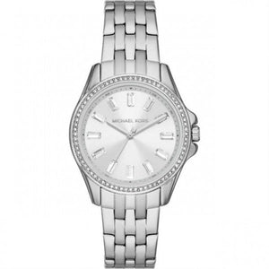  Shop Authentic Michael Kors Pilot Quartz Silver Dial Silver Steel Strap Watch For Women - MK7379 - Luxxuri