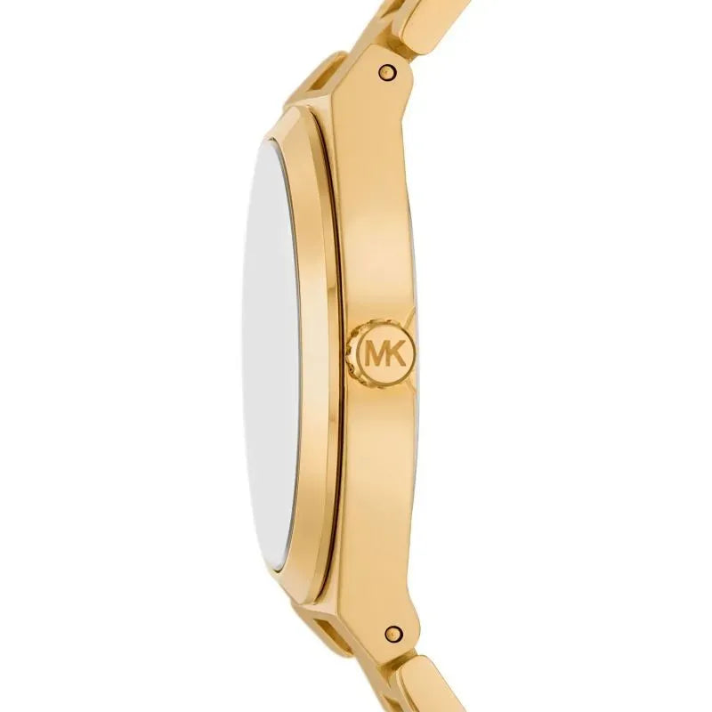  Shop Authentic Michael Kors Lennox Three Hand Silver Dial Gold Steel Strap Watch For Women - MK7391 - Luxxuri