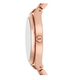  Shop Authentic Michael Kors Lennox Three Hand Black Dial Rose Gold Steel Strap Watch For Women - MK7392 - Luxxuri