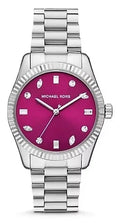  Shop Authentic Michael Kors Lexington Three-Hand Pink Dial Silver Steel Strap Watch For Women - MK7443 - Luxxuri