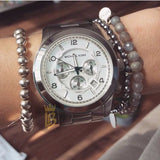 Shop Authentic Michael Kors Runway Silver Dial Silver Steel Strap Watch for Men- MK8086 - Luxxuri