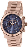  Shop Authentic Michael Kors Runway Stop Hunger Quartz Blue Dial Rose Gold Steel Strap Watch For Men - MK8358 - Luxxuri