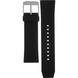  Shop Authentic Michael Kors Janelle Quartz Silver Dial Black Rubber Strap Watch For Women - MK7138 - Luxxuri