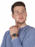  Shop Authentic Michael Kors Slim Runway Analog Blue Dial Brown Leather Strap Watch For Men - MK8508 - Luxxuri