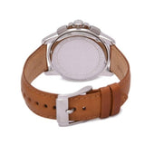  Shop Authentic Michael Kors Ryker Chronograph Analog Blue Dial Brown Leather Strap Watch For Men - MK8518 - Luxxuri