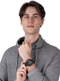  Shop Authentic Michael Kors Brecken Chronograph Black Dial Black Steel Strap Watch For Men - MK8858 - Luxxuri