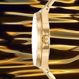  Shop Authentic Michael Kors Lennox Three-Hand Quartz Gold Dial Gold Steel Strap Watch For Men - MK8939 - Luxxuri