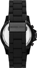  Shop Authentic Michael Kors Everest Chronograph Black Dial Black Silicone Strap Watch For Men - MK8980 - Luxxuri