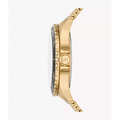 Michael Kors Everest Chronograph Gold Dial Gold Mesh Strap Watch For Men - MK9083