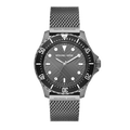 Michael Kors Everest Quartz Grey Dial Grey Mesh Bracelet Watch For Men - MK9093
