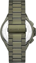  Shop Authentic Michael Kors Lennox Chronograph Green Dial Green Steel Strap Watch For Men - MK9103 - Luxxuri