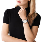  Shop Authentic Michael Kors Pyper Quartz Silver Dial Blue Leather Strap Watch For Women - MK7244 - Luxxuri