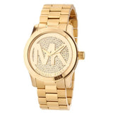  Shop Authentic Michael Kors Runway Gold Dial Gold Steel Strap Watch for Women - MK5706 - Luxxuri