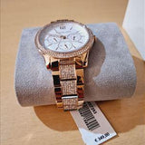  Shop Authentic Michael Kors Tibby Chronograph White Dial Rose Gold Steel Strap Watch For Men - MK7293 - Luxxuri