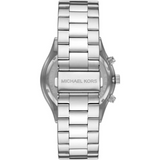  Shop Authentic Michael Kors Slim Runway Chronograph Blue Dial Silver Steel Strap Watch For Men - MK8917 - Luxxuri