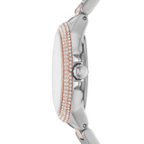  Shop Authentic Michael Kors Camille Multifunction White Dial Two Tone Steel Strap Watch For Women - MK6846 - Luxxuri