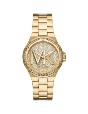  Shop Authentic Michael Kors Lennox Three Hand Gold Dial Gold Steel Strap Watch For Women - MK7229 - Luxxuri