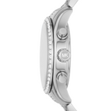  Shop Authentic Michael Kors Lexington Chronograph White Dial Silver Steel Strap Watch For Women - MK7243 - Luxxuri