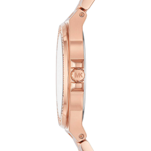 Shop Authentic Michael Kors Lennox Three Hand Silver Dial Rose Gold Steel Strap Watch For Women - MK7279 - Luxxuri