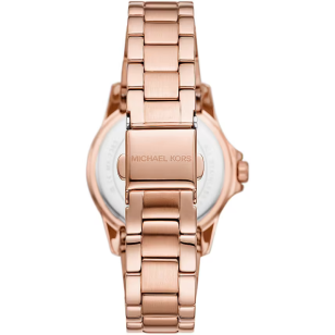  Shop Authentic Michael Kors Camille Quartz Mother of Pearl White Dial Rose Gold Steel Strap Watch For Women - MK7364 - Luxxuri