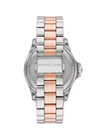  Shop Authentic Michael Kors Everest Three Hand Rose Gold Dial Two Tone Steel Strap Watch For Women - MK7402 - Luxxuri