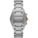  Shop Authentic Michael Kors Accelerator Chronograph White Dial Silver Steel Strap Watch For Men - MK9112 - Luxxuri