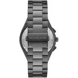  Shop Authentic Michael Kors Lennox Chronograph Black Dial Grey Steel Strap Watch For Men - MK9118 - Luxxuri